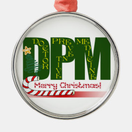 Adorno Metálico NAVIDADES de MEDICINA PREVENTIVA del MÉDICA DPM