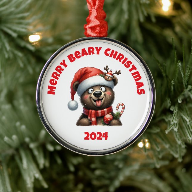 Adorno Metálico Navidades de Merry Beary (Árbol)