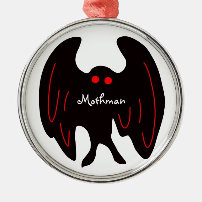 Adorno Metálico Navidades de Mothman (Frente)