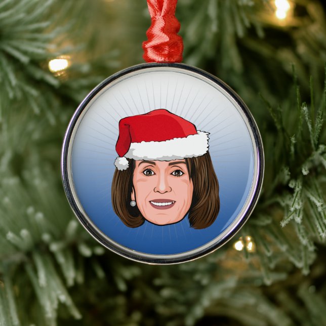 Adorno Metálico Navidades de NANCY PELOSI (Árbol)