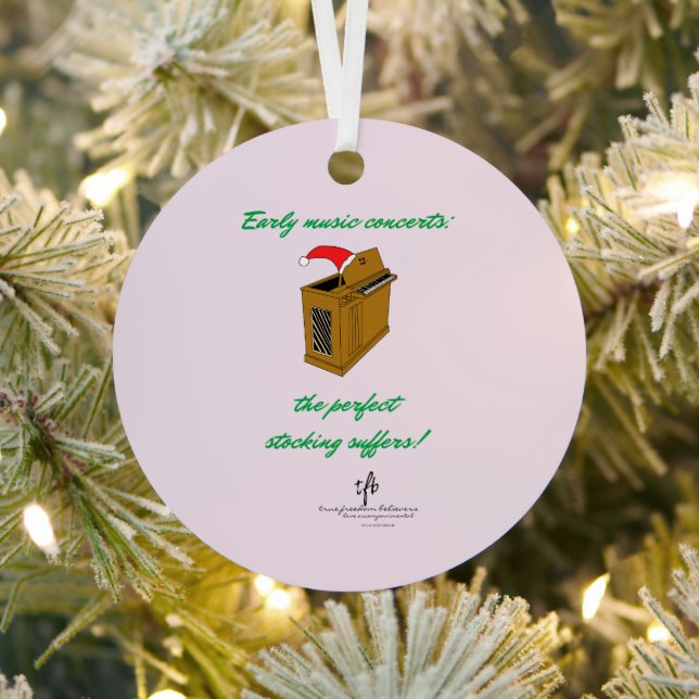 Adorno Metálico Navidades de órganos de Olivia (in situ)