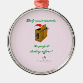 Adorno Metálico Navidades de órganos de Olivia organizan ronda pre