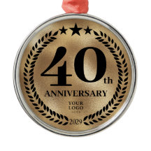 navidades de oro del 40 aniversario de negocios