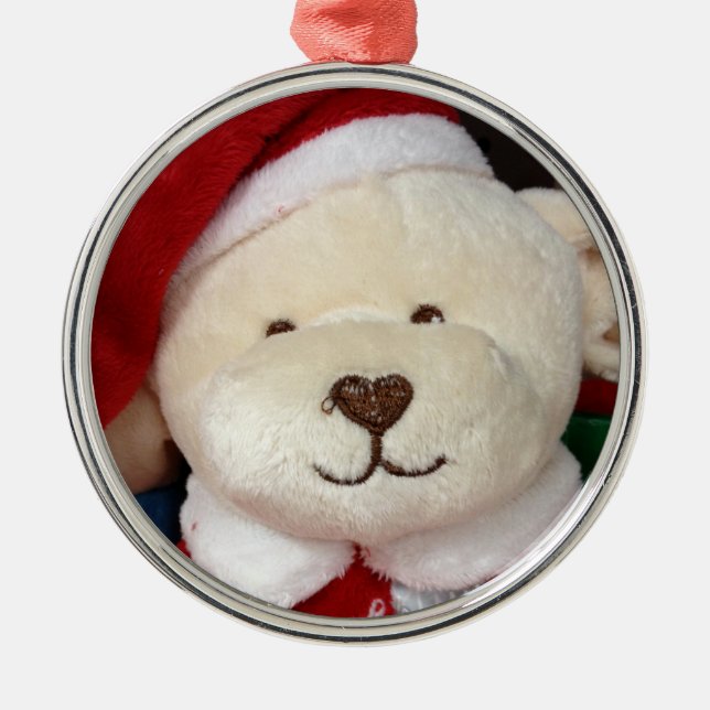 ADORNO METÁLICO NAVIDADES DE OSO TEDDY ORNAMNET (Frente)