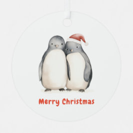 Adorno Metálico Navidades de Penguin