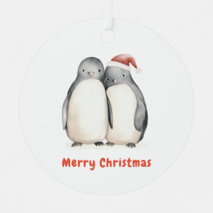 Adorno Metálico Navidades de Penguin