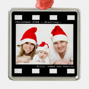 Adorno Metálico Navidades de personalizado Photo Reel