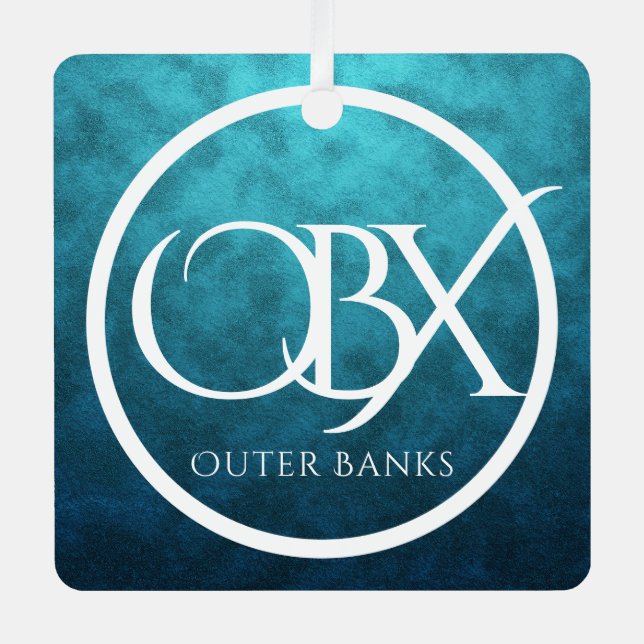 Adorno Metálico Navidades de playa de los bancos exteriores de los (Anverso)