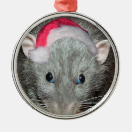 Adorno Metálico Navidades de rata de Santa Dumbo