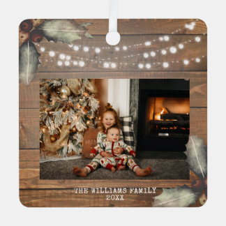 Adorno Metálico Navidades de Rustic Wood String Lights