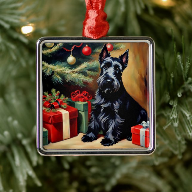 Adorno Metálico Navidades de Scottish Terrier (Árbol)
