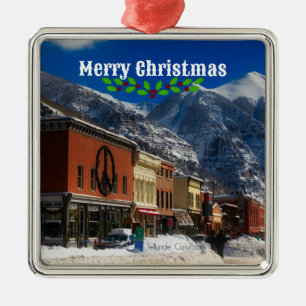 Adorno Metálico Navidades de Telluride, Colorado