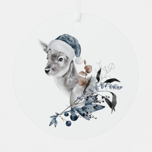 Adorno Metálico Navidades Deer (Anverso)
