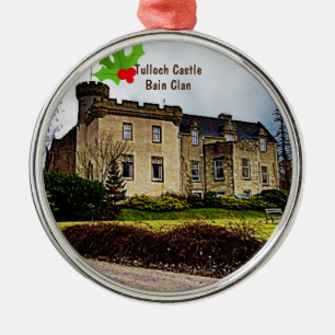 Adorno Metálico Navidades del Castillo Tulloch de Scottish Bain Cl