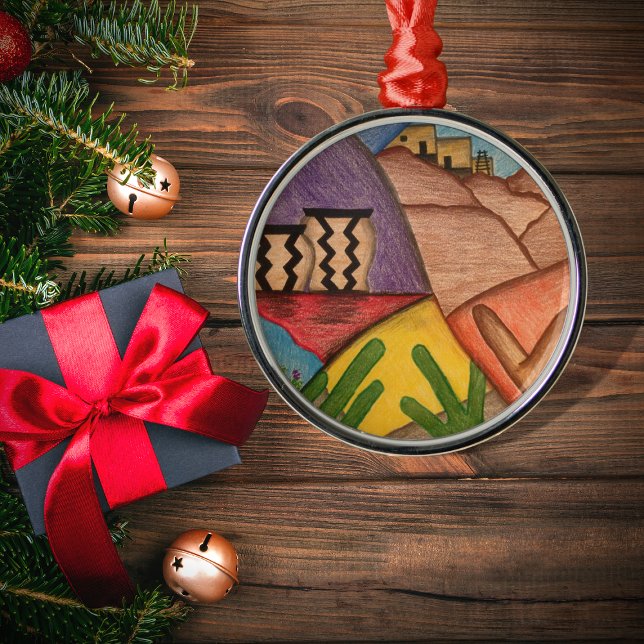 Adorno Metálico Navidades del desierto de Arizona en el suroeste d (Subido por el creador)