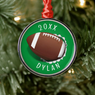 Adorno Metálico Navidades desgarradores del fútbol