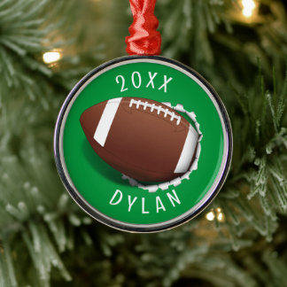 Adorno Metálico Navidades desgarradores del fútbol