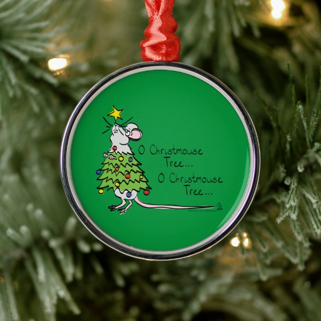 Adorno Metálico Navidades divertidos adornan el Personalizado del  (Árbol)