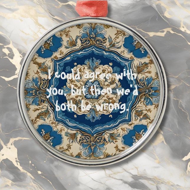 Adorno Metálico Navidades divertidos pero elegantes regalos para a (Funny yet Elegant Christmas Gifts for Guy Friends)