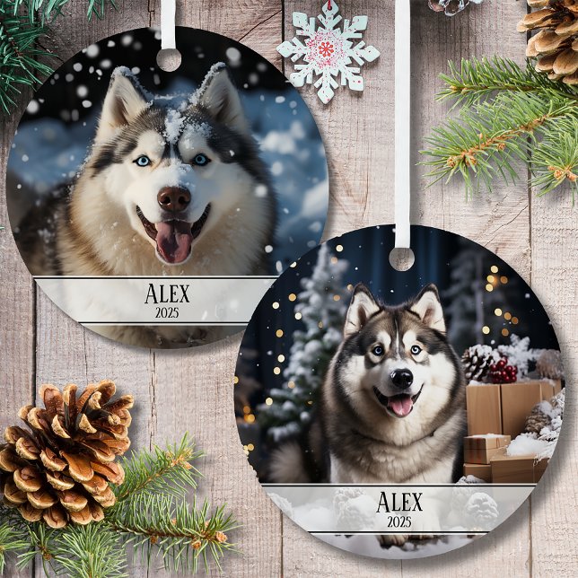 Adorno Metálico Navidades Dos Mascotas de fotografía (Subido por el creador)