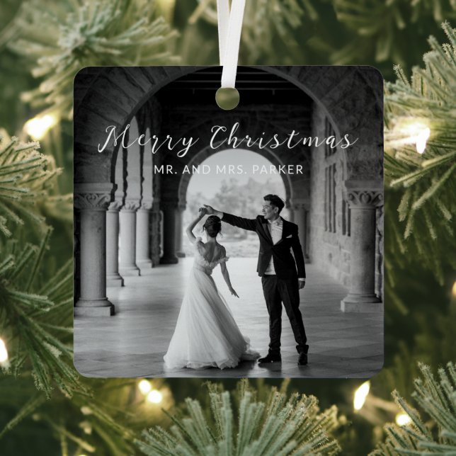 Adorno Metálico Navidades Elegantes de Fotografía Simple (in situ)