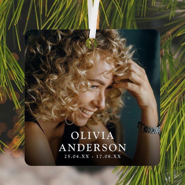 Adorno Metálico Navidades en homenaje a memoria de personalizados (Subido por el creador)