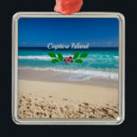 Adorno Metálico Navidades en la isla de Captiva, Florida<br><div class="desc">Fotografía de la hermosa isla de Captiva,  Florida,  con Navidades holly</div>
