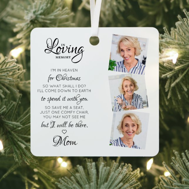 Adorno Metálico Navidades En La Memoria Amante Del Cielo 3 Foto Me (in situ)