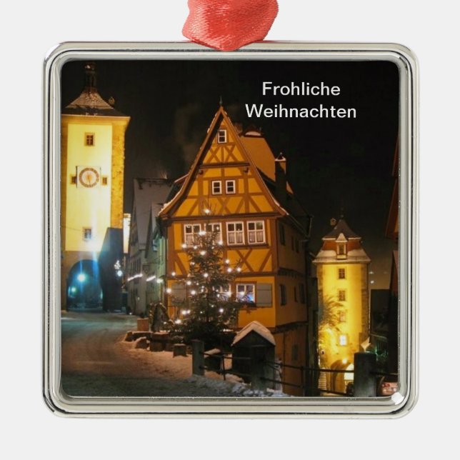 Adorno Metálico NAVIDADES en ROTHENBURG ALEMANIA (Frente)