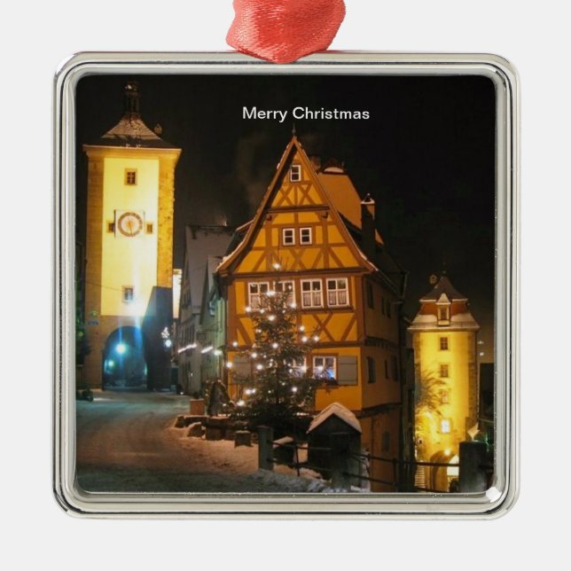 Adorno Metálico NAVIDADES en ROTHENBURG ALEMANIA (Frente)