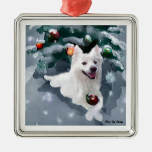 Adorno Metálico Navidades esquimales de perro de Estados Unidos