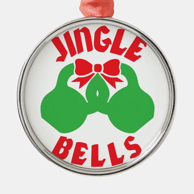 Adorno Metálico Navidades explican el jingle "Kettle Bells" (Frente)