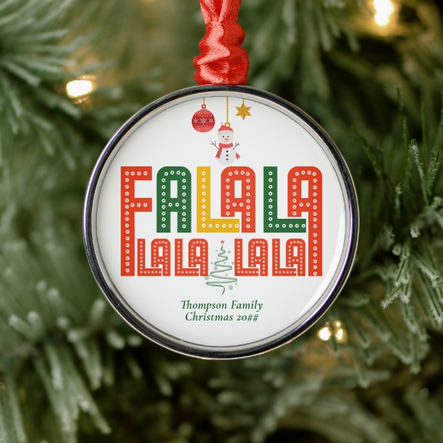 Adorno Metálico Navidades familiares Karaoke Church Carols Service (Árbol)