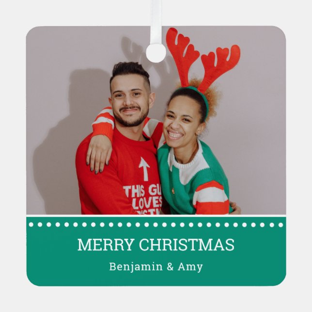 Adorno Metálico Navidades feos campeones de suéter (Anverso)