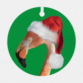 Adorno Metálico Navidades Flamingo Ornament