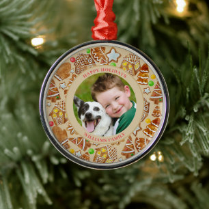 Adorno Metálico Navidades Foto de Gingerbread