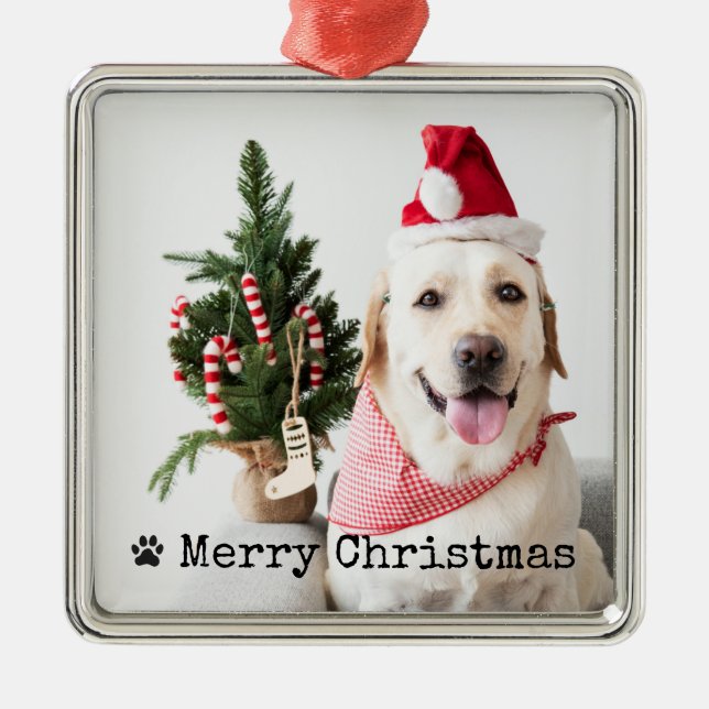 Adorno Metálico Navidades fotográficos personalizados (Frente)