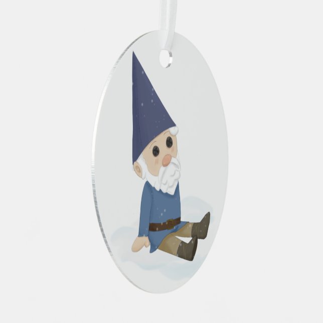 Adorno Metálico Navidades Gnome Plushie Ornament (Anverso Decho)