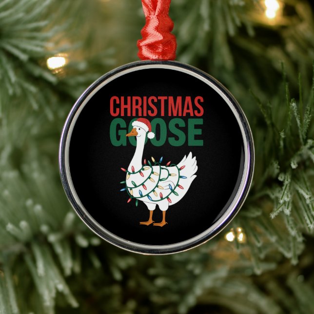 Adorno Metálico Navidades Goose Lights Cuesta Vacaciones (Árbol)