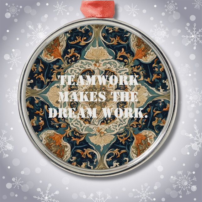 Adorno Metálico Navidades grandes regalos para los trabajadores de (Christmas Bulk Gifts for Coworkers Persian Tile)