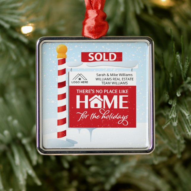 Adorno Metálico Navidades inmobiliarios vendidos Rótulo (Árbol)