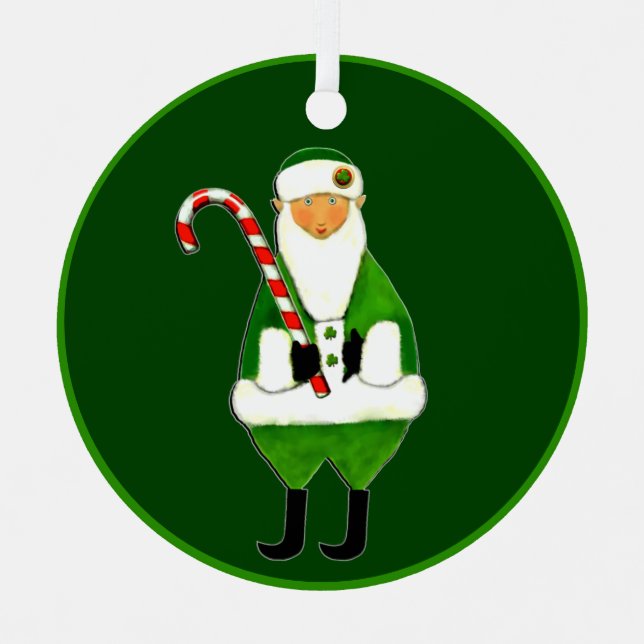 Adorno Metálico Navidades irlandeses Keepsake (Anverso)