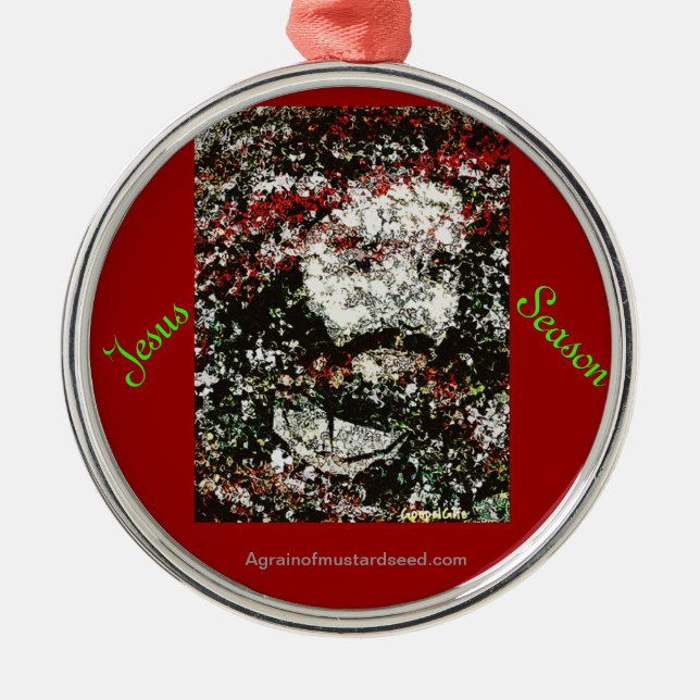 Adorno Metálico Navidades Jesús (Frente)