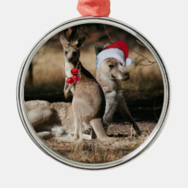 Adorno Metálico Navidades Kangaroos al estilo australiano