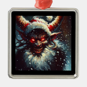 Adorno Metálico Navidades Krampus 1