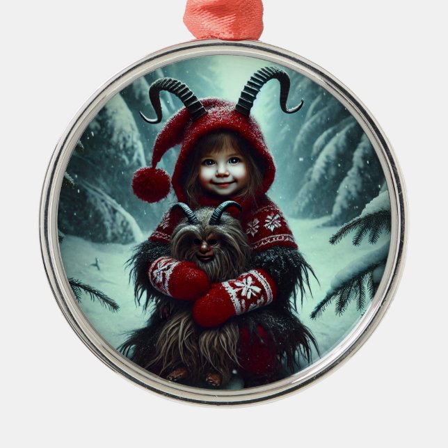 Adorno Metálico Navidades Krampus Ornament (Frente)