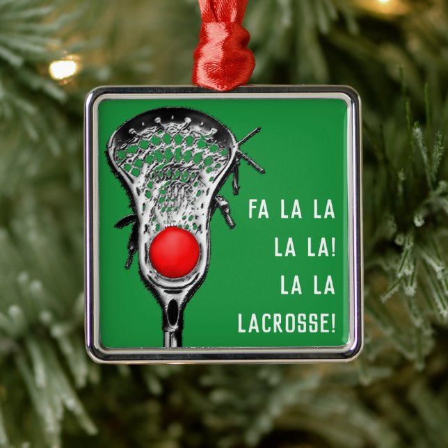 Adorno Metálico Navidades Lacrosse Cheer (Árbol)