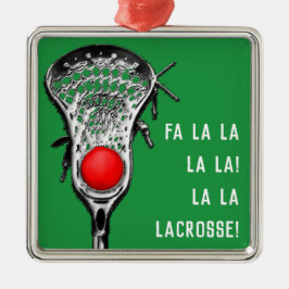 Adorno Metálico Navidades Lacrosse Cheer