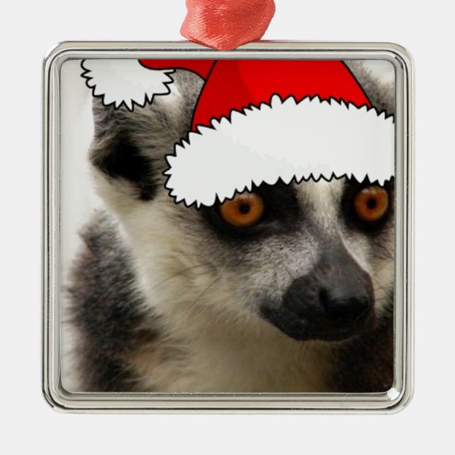 Adorno Metálico Navidades Lemur (Frente)