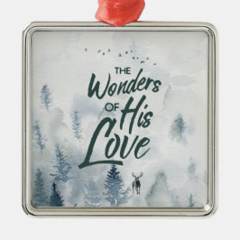 Adorno Metálico Navidades Maravillas religiosas de sus bendiciones